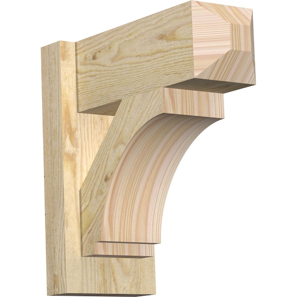 Ekena Millwork Imperial Craftsman Rough Sawn Outlooker, Douglas Fir, 6"W x 14"D x 14"H OUT06X14X14IMP04RDF - main